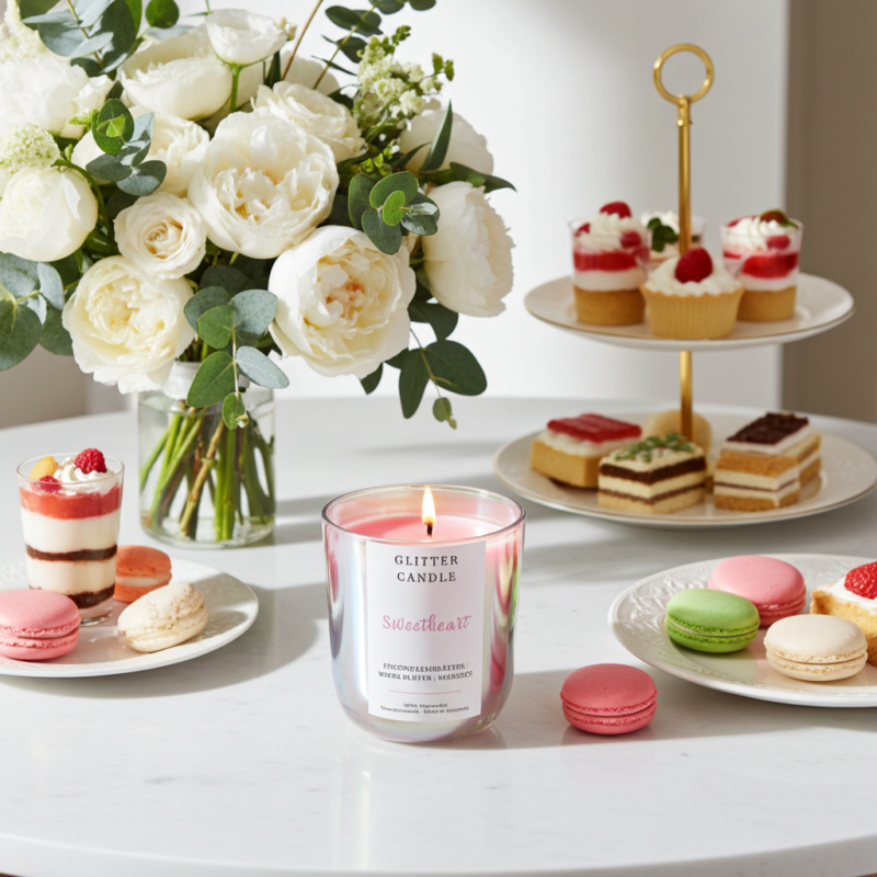 Sweetheart Duftkerze – romantische Valentinstagskerze mit gratis Duftspray