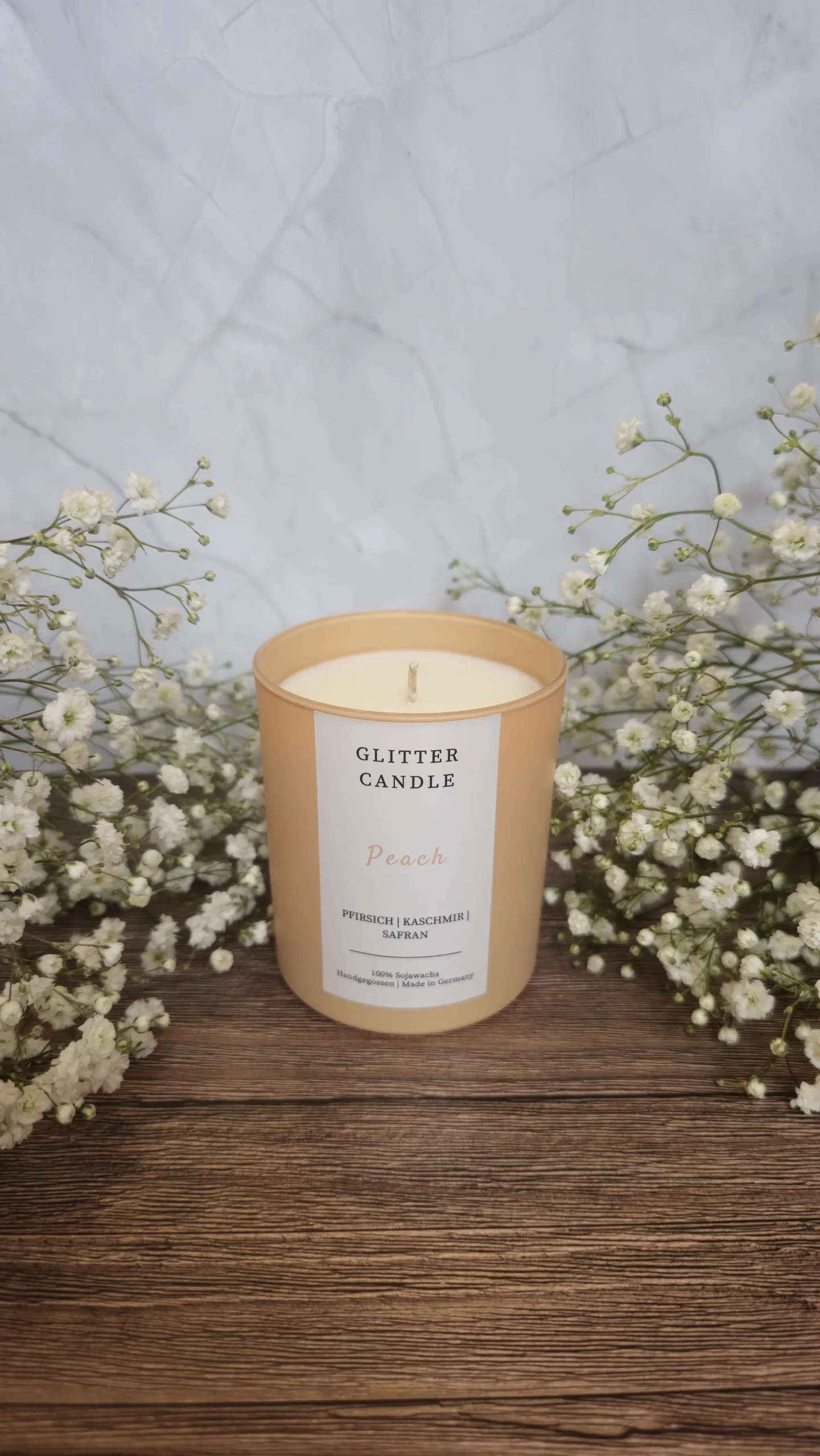 Peach Duftkerze