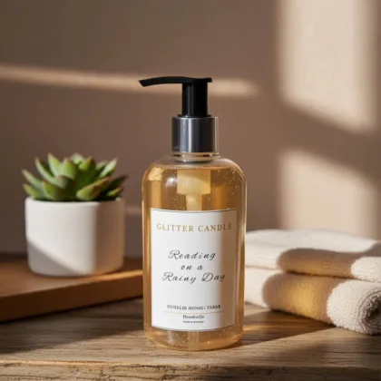 Reading on a Rainy Day Handseife