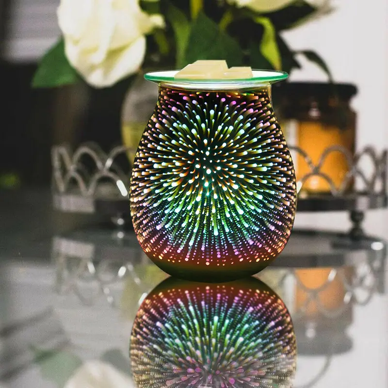 Aroma Diffusor aus Glas mit Regenbogenfarben