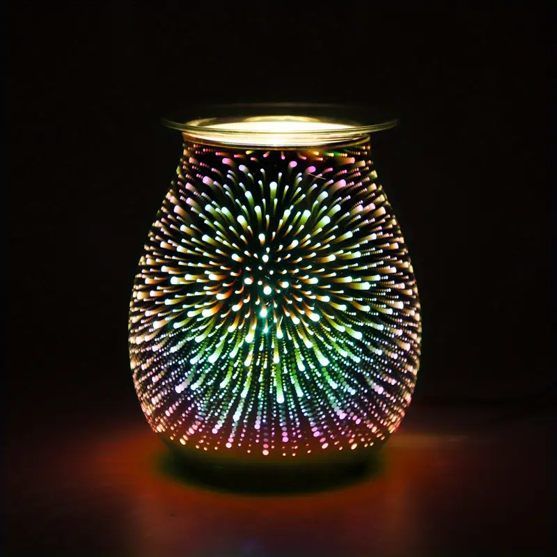 Elektrischer Aroma Diffusor aus Glas – Dimmbar & Regenbogenfarben – Bild 2