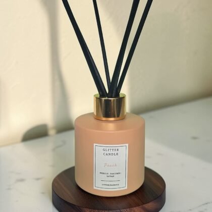 Premium Raumdiffusor Peach Pfirsichduft von Glitter Candle
