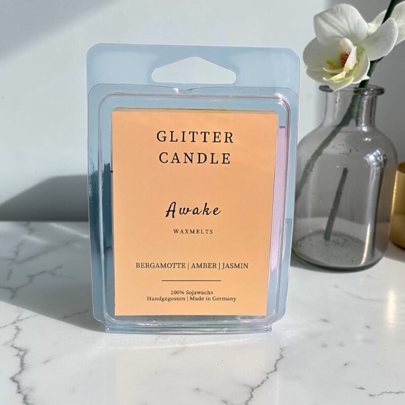 Awake Wax Melts 70g mit frischem Orangenblüten-Duft und Schimmereffekt
