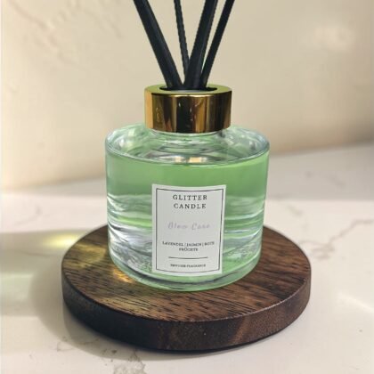 Glow Care Reed Diffuser mit Duftstäbchen – Beruhigender Raumduft mit Lavendel und Sandelholz für Wellness zu Hause