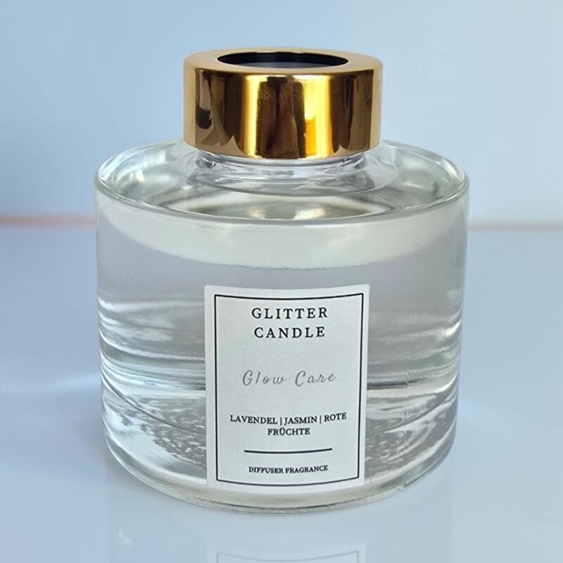 Glow Care Reed Diffuser mit Duftstäbchen – Beruhigender Raumduft mit Lavendel und Sandelholz für Wellness zu Hause