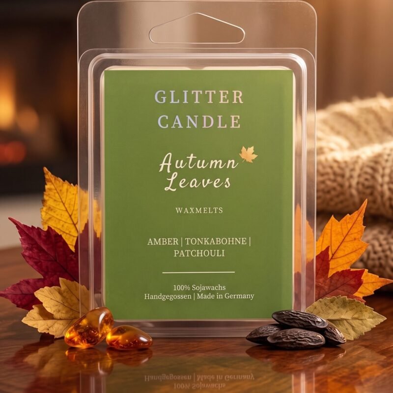 Autumn Leaves Wax Melt mit Amber, Weihrauch und holzigen Duftnoten