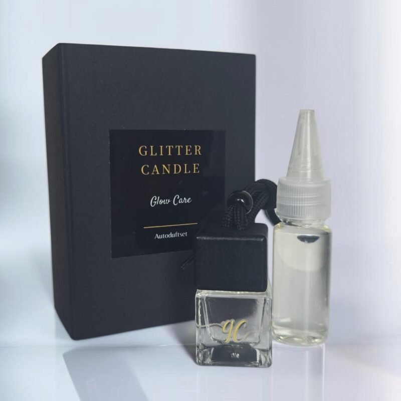 Glow Care Autoduftset mit 8-ml-Anhänger und 16-ml-Refill